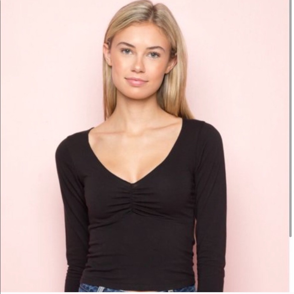 brandy melville black long sleeve